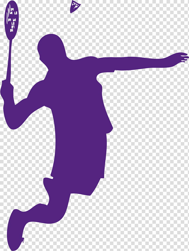 Badminton, Sports, Purple, Silhouette, Violet, Basketball Player, Volleyball Player transparent background PNG clipart