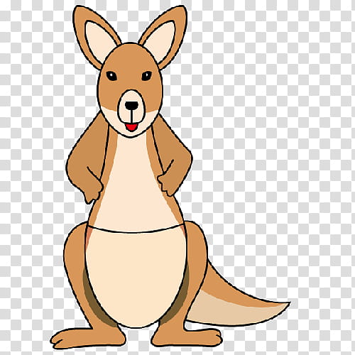Kangaroo, Macropods, Joey Kangaroo, Cartoon, Baby Kangaroo, Animal, Drawing, RED Fox transparent background PNG clipart