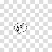 ya text transparent background PNG clipart