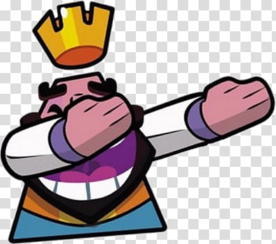 King Dab Clash Royale, king doing dab illustration transparent background PNG clipart