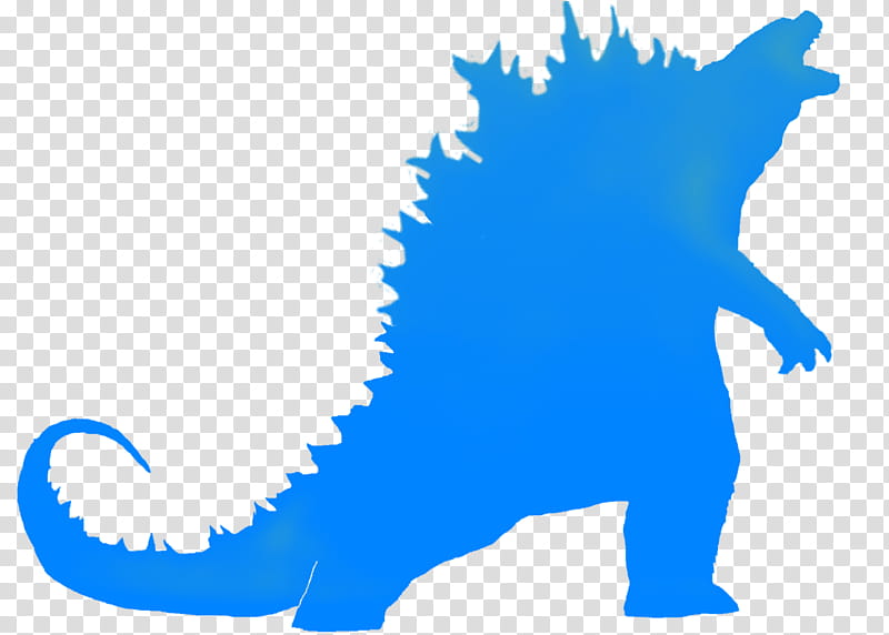 Godzilla silhouette render  transparent background PNG clipart