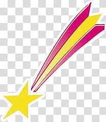 Cute Things,,, pink and yellow star illustration transparent background PNG clipart