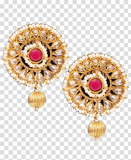 Gold, Earring, Pearl, Jewellery, Costume Jewelry, Jewelry Design, Kundan, Necklace transparent background PNG clipart