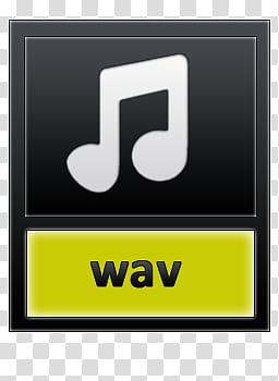 Audio file type, wav icon transparent background PNG clipart