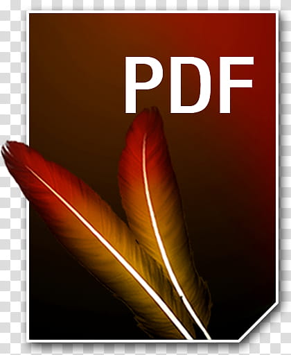 Adobe Neue Icons, PDF__, red and brown feather icon transparent background PNG clipart