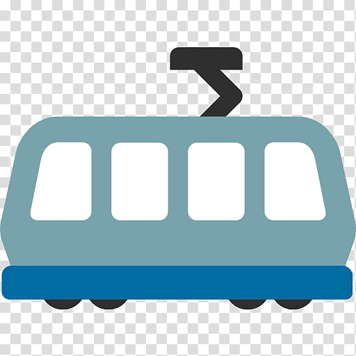 Light Green, Rail Transport, Train, Trolley, Emoji, Light Rail, Emoticon, Logo transparent background PNG clipart
