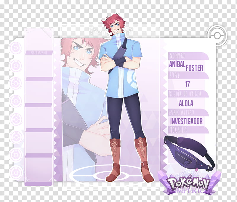 [Pkmn-Imperio] Anibal Foster transparent background PNG clipart