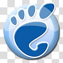 Powder Blue, blue and white footprint logo transparent background PNG clipart