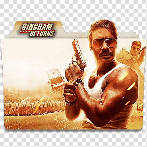 Singham Collection   Folder Icon, Singham Returns () transparent background PNG clipart