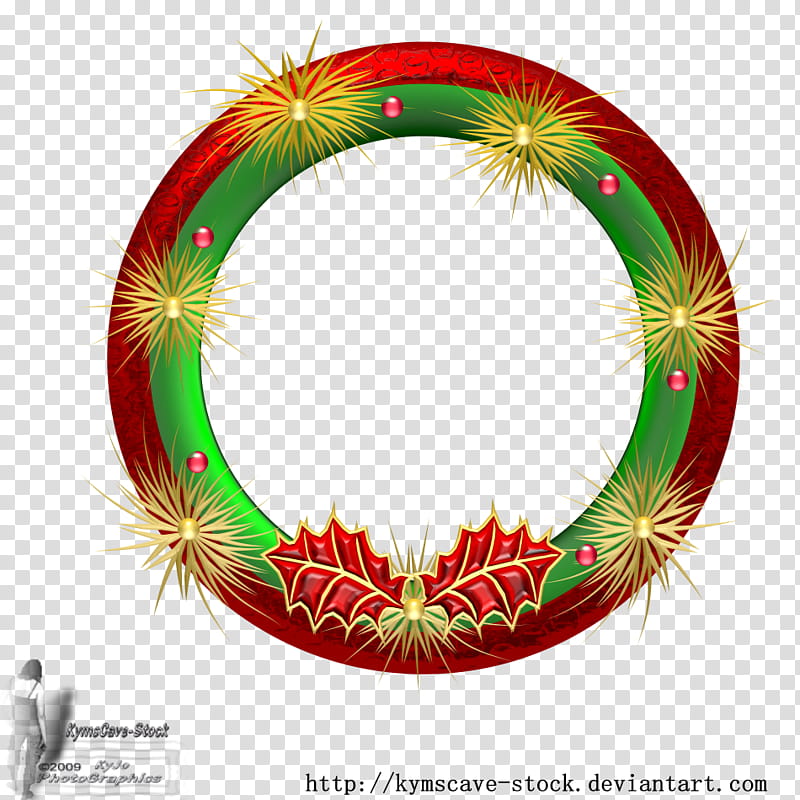 KHFRAME KymsCave, red, yellow, and green Christmas decor transparent background PNG clipart
