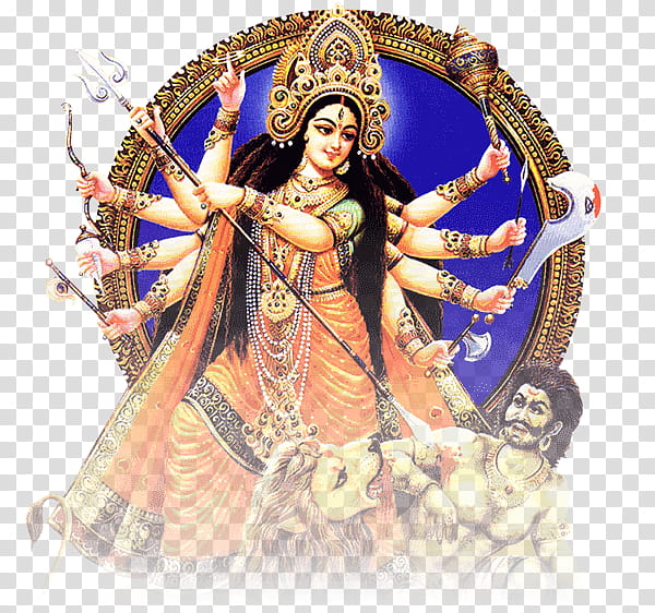 Durga Puja, Drawing, Goddess, Navaratri, Navadurga, Mythology transparent background PNG clipart