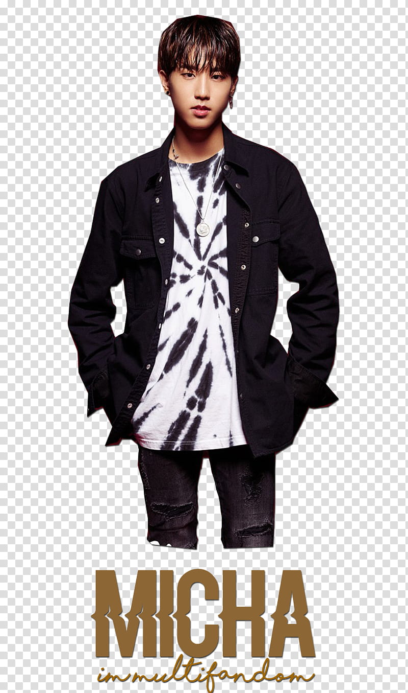 Stray Kids Ver MIXTAPE, man in black jacket transparent background PNG clipart