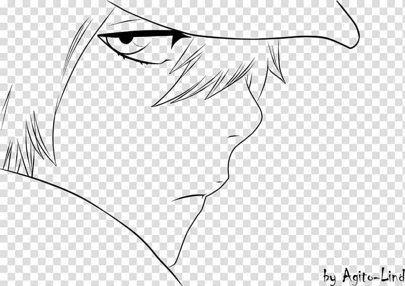 Bleach : Yukio Lineart, male sketch transparent background PNG clipart