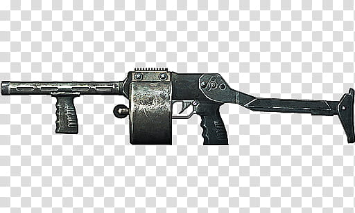 Battlefield  Weapons Render, black and gray Thompson SMG transparent background PNG clipart