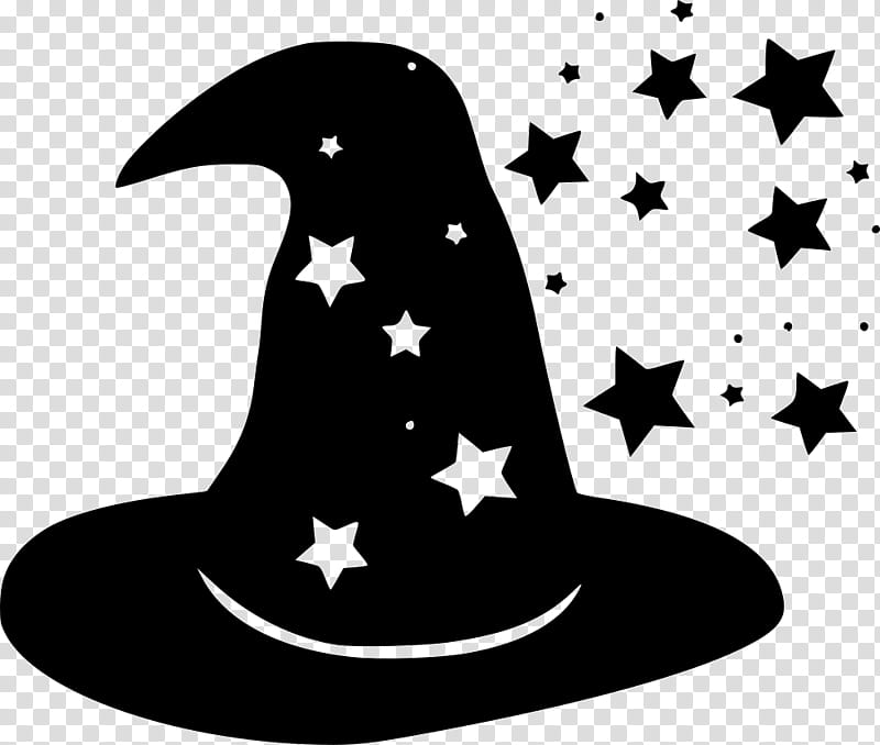 Magic Hat and Wand Clip Art Set, Magician, Trick, Black, Illustration, PNG  