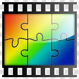Rainmeter Tabbed Dock, multicolored jigsaw puzzle transparent background PNG clipart