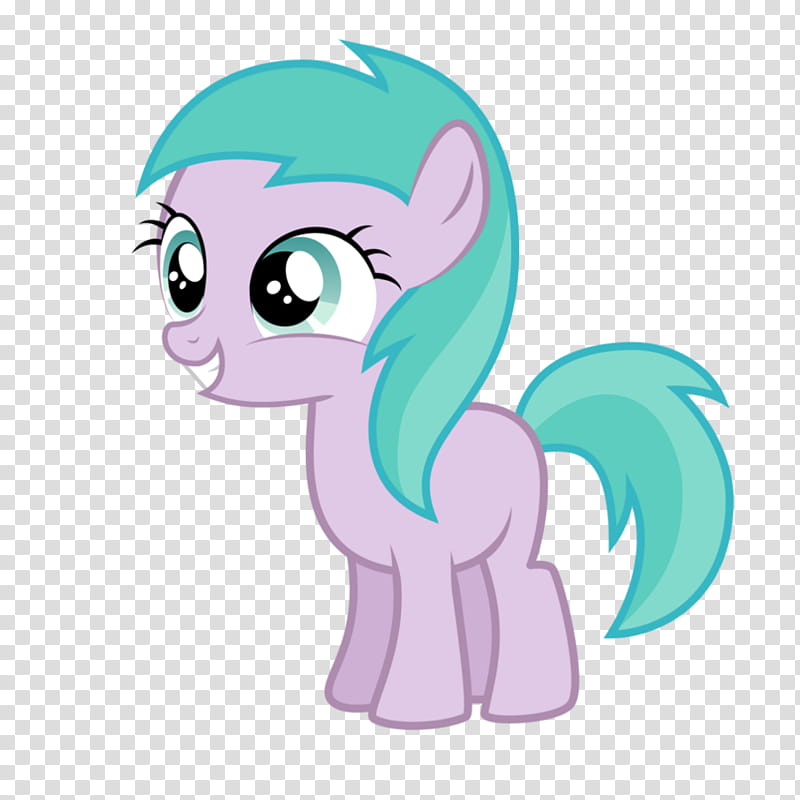 Half Note Finds Something Funny, purple and green Little Pony transparent background PNG clipart