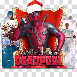 Christmas Movies Collection Folder Icon , Once Upon a Deadpool_x transparent background PNG clipart