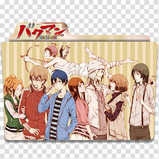 Anime Icon , Bakuman v, Gakuman anime folder transparent background PNG clipart