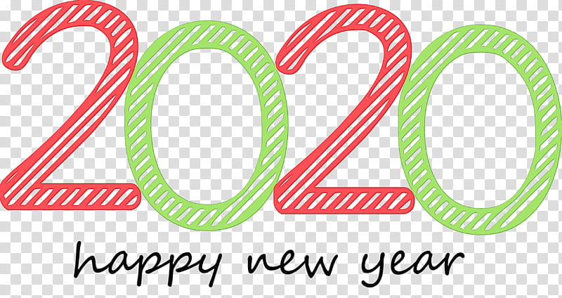 text green font line christmas, Happy New Year 2020, New Years, Watercolor, Paint, Wet Ink, Christmas , Event transparent background PNG clipart