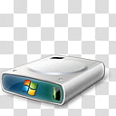 Vista Rainbar V English, gray Windows DVD-ROM icon transparent background PNG clipart