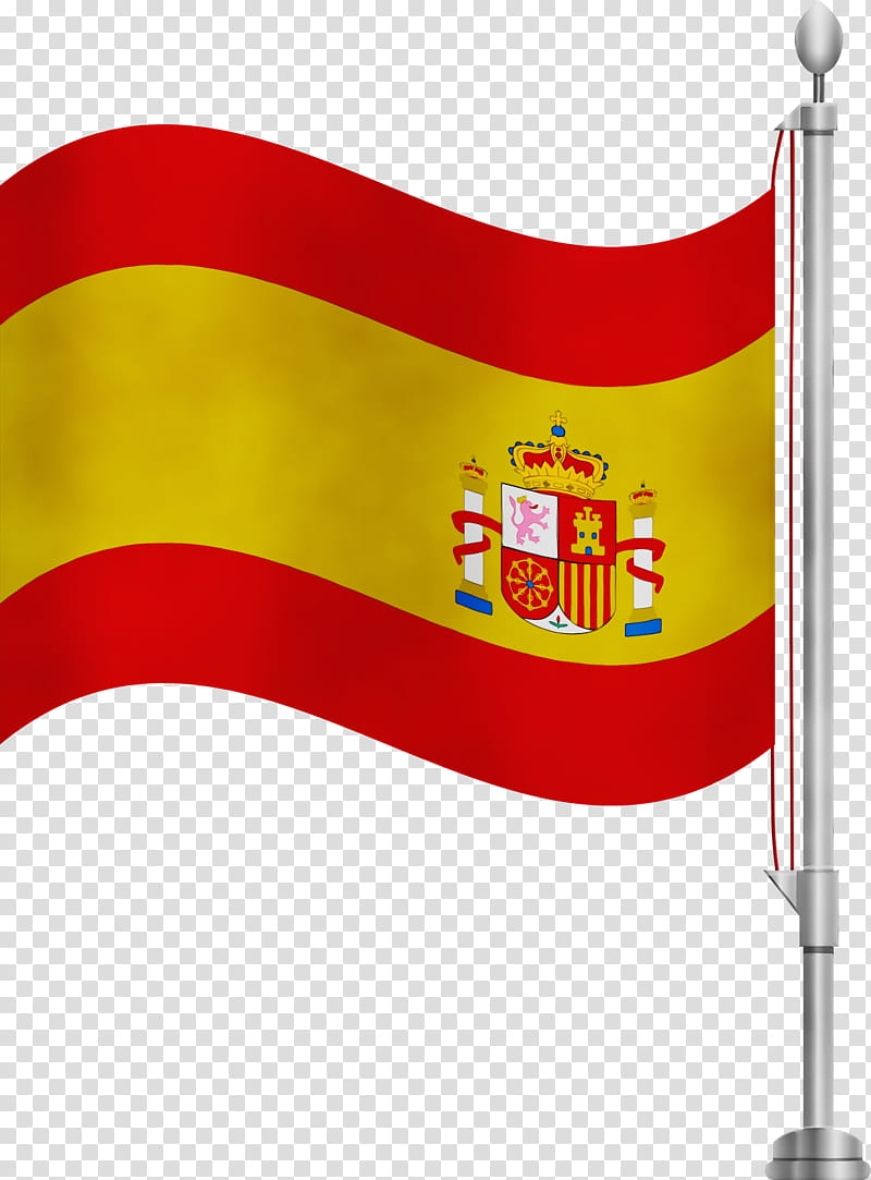 Red Banner, Watercolor, Paint, Wet Ink, Flag Of Spain, Computer Icons, Royaltyfree, Encapsulated PostScript transparent background PNG clipart