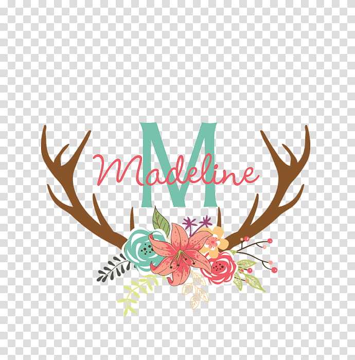 Wedding Flower, Antler, Deer, Towel, Floral Design, Wreath, Beach Towels, Blanket transparent background PNG clipart
