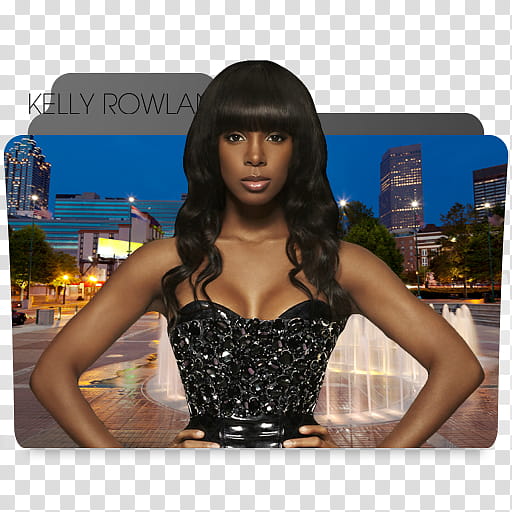 Kelly Rowland Folder Icon transparent background PNG clipart