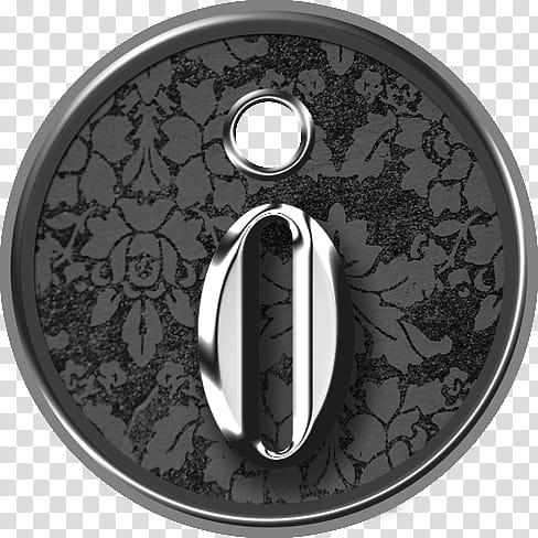 Metal Tags John Hancock, round black and grey floral ornament transparent background PNG clipart