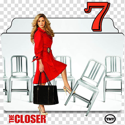 The Closer series and season folder icons, The Closer S ( transparent background PNG clipart