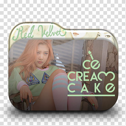 Red Velvet Ice Cream Cake Folder Icon Pack, RV Joy  transparent background PNG clipart