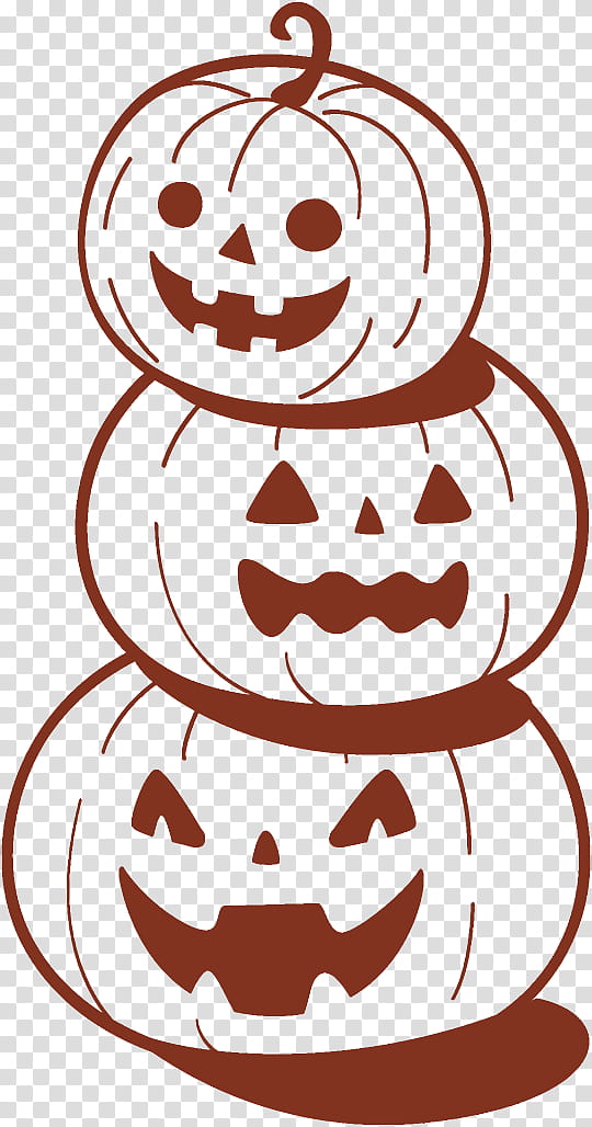 Jack-o-Lantern halloween carved pumpkin, Jack O Lantern, Halloween , Facial Expression, Smile, Line Art, Happy transparent background PNG clipart
