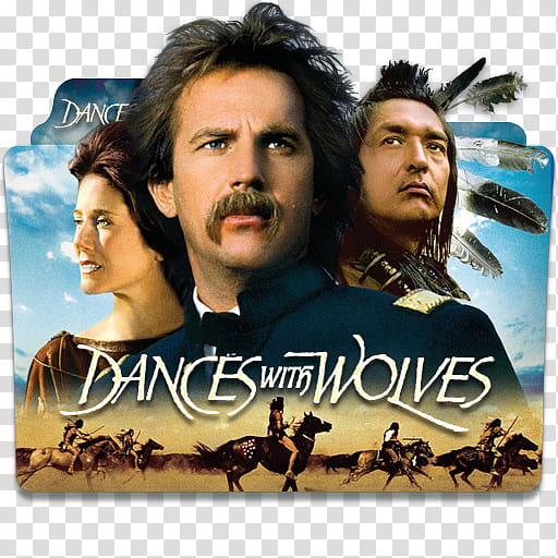 Western Movie Collection Folder Icon Part , Dances with Wolves transparent background PNG clipart