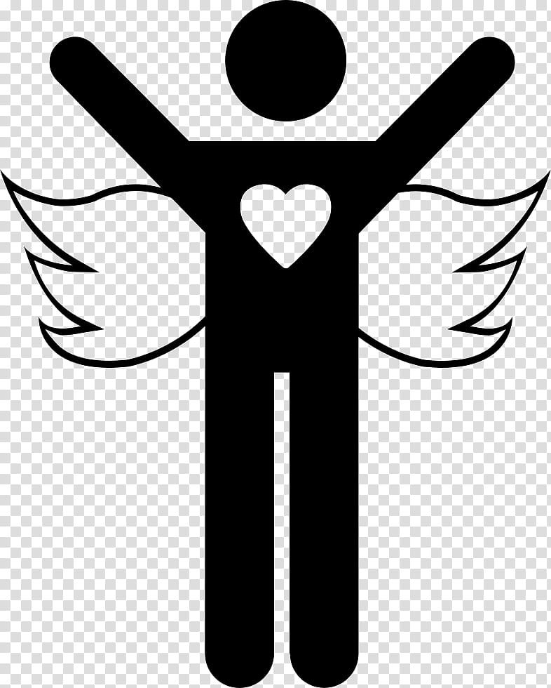 Heart Symbol, Devil, Shoulder Angel, Angel Heart, Logo, Gesture transparent background PNG clipart