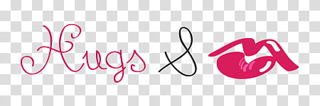Doodles and Script Img, hugs & kiss text illustration transparent background PNG clipart