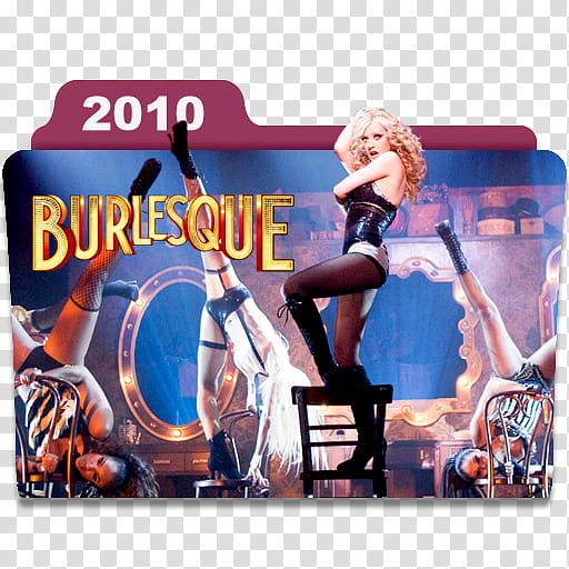 Christina Aguilera   Folder Icon, burlesque transparent background PNG clipart