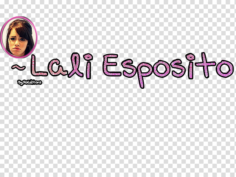 Lali Esposito Texto transparent background PNG clipart