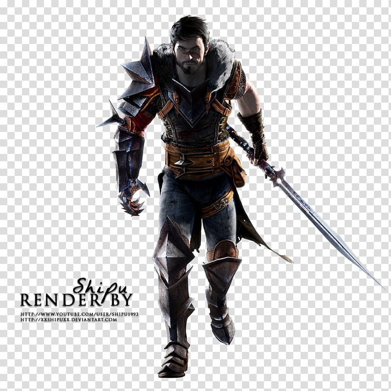 Hawke Render Dragon Age II transparent background PNG clipart