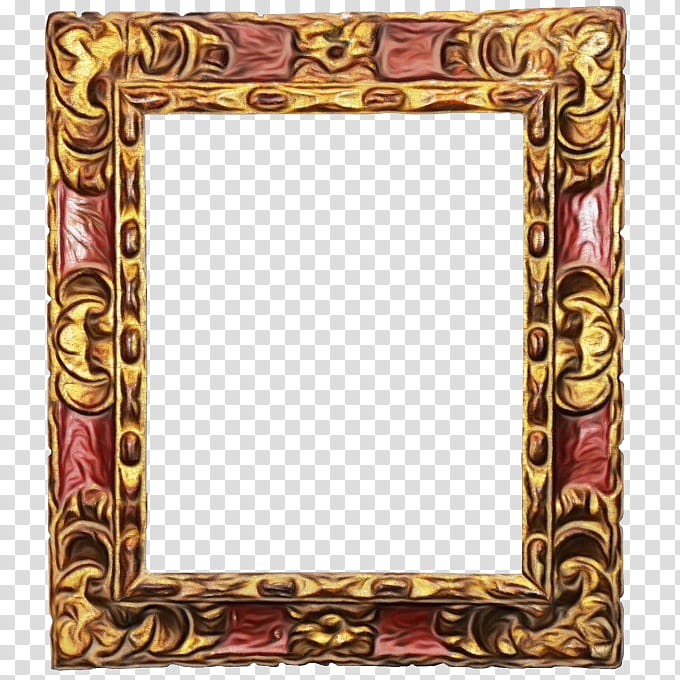 Background Watercolor Frame, Paint, Wet Ink, Frames, Wood Carving, Painter, Painting, Renaissance transparent background PNG clipart