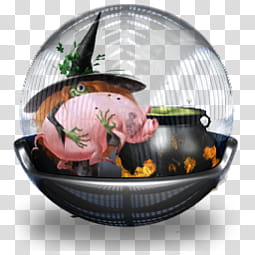 Sphere   , pink pig illustration transparent background PNG clipart