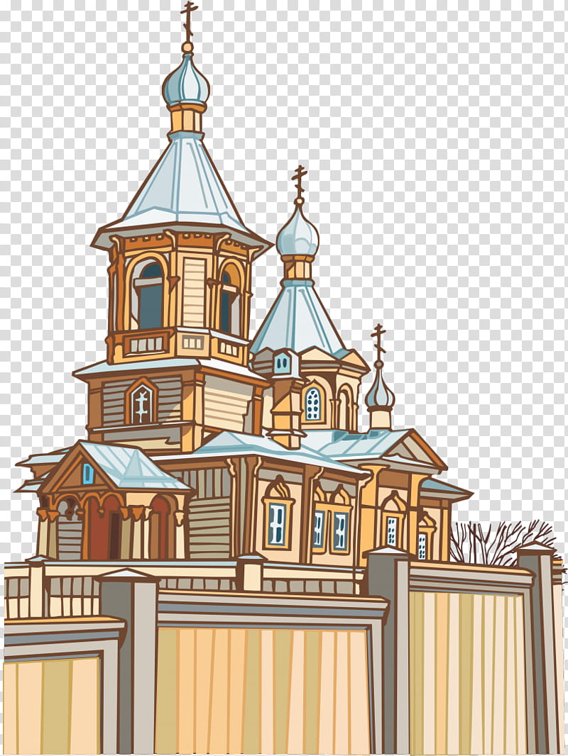 Castle, Medieval Architecture, Middle Ages, Drawing, Cartoon, Landmark, Dome, Place Of Worship transparent background PNG clipart