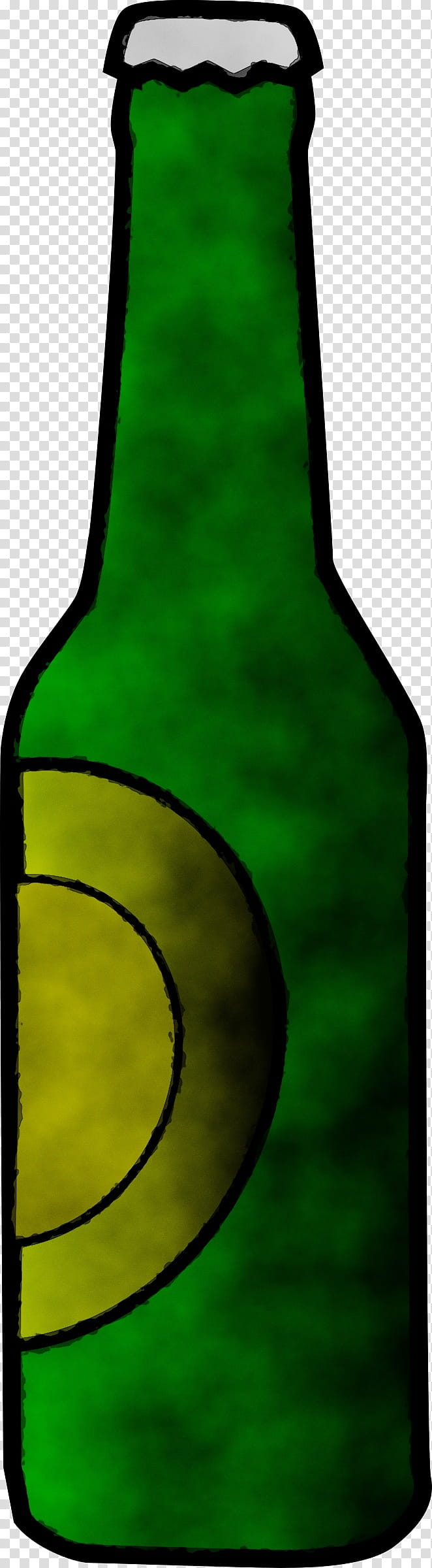 bottle green beer bottle wine bottle glass bottle, Watercolor, Paint, Wet Ink, Drinkware, Home Accessories transparent background PNG clipart