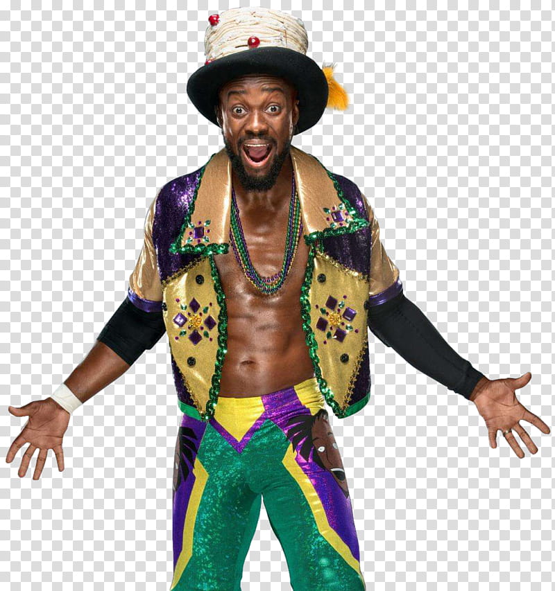 Kofi Kingston  Render transparent background PNG clipart