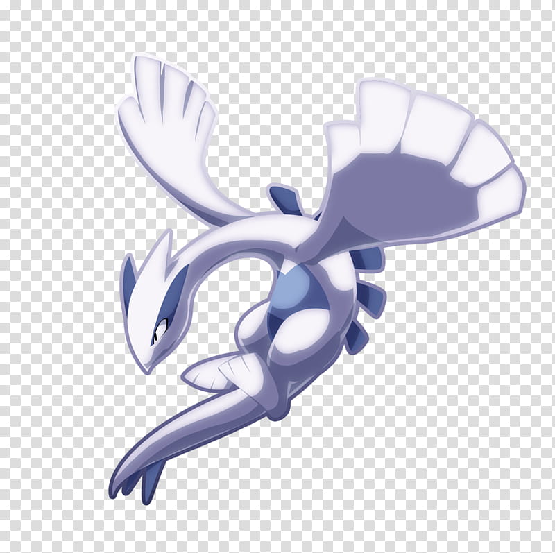 Lugia, gray Pokemon character transparent background PNG clipart