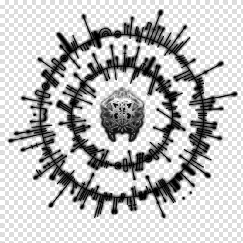 D gray man brush v, round two black circle illustration transparent background PNG clipart