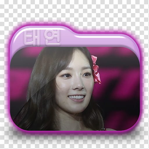 Taeyeon at GG World Tour HongKong Folder Icon ,  transparent background PNG clipart