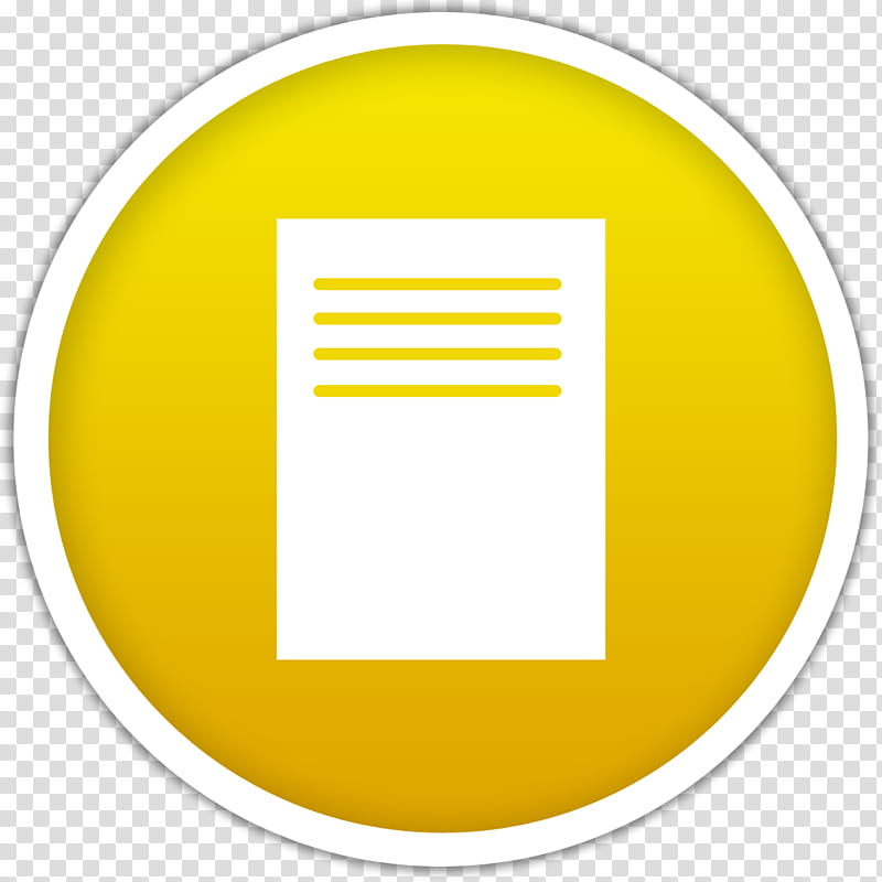 Dots, yellow and white document icon transparent background PNG clipart