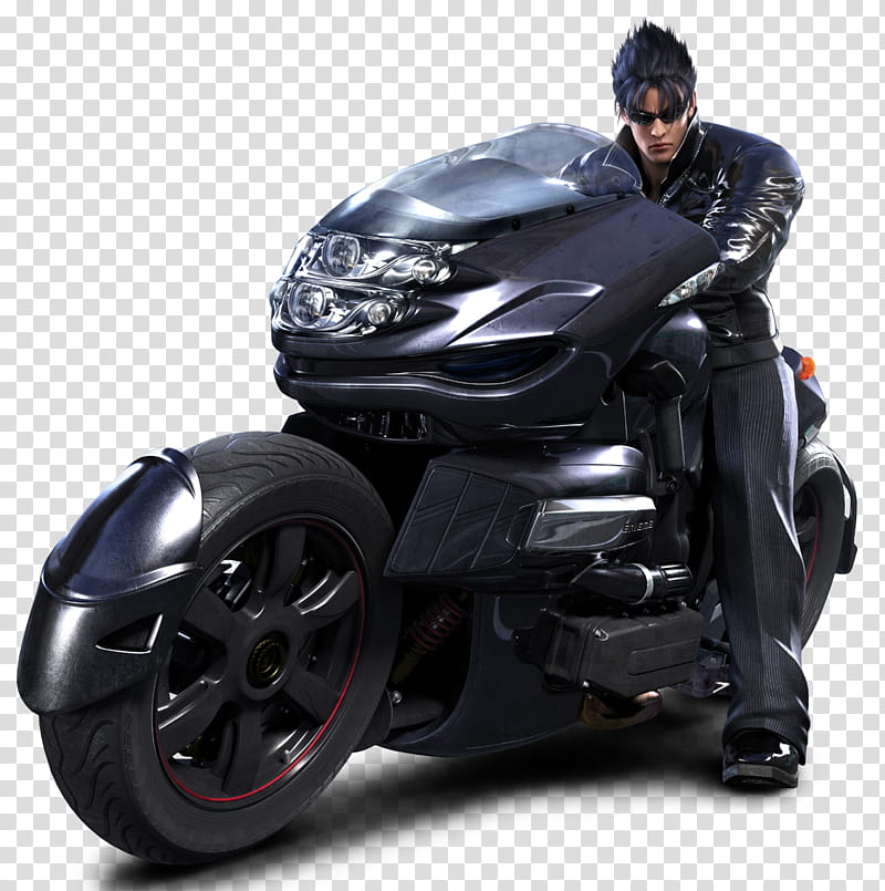 Jin Kazama Motorcycle ENIGMA Type , Tekken Jin art transparent background PNG clipart