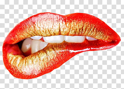 lip s, teeth biting on lower lip illustration transparent background PNG clipart