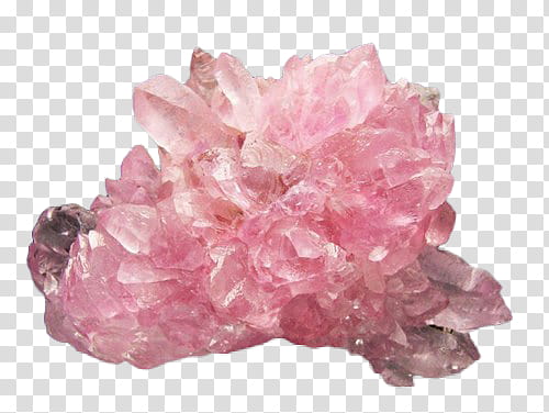 Rose Gold Mega , pink crystal stone transparent background PNG clipart